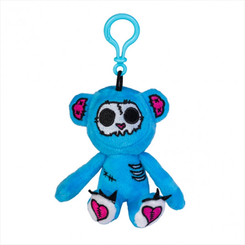 Gus Fink Blue Stitch Bear Keychain Plush/Product Detail/Keyrings