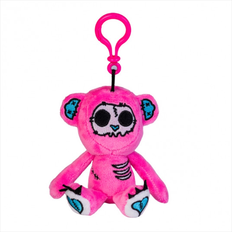 Gus Fink Pink Stitch Bear Keychain Plush/Product Detail/Keyrings