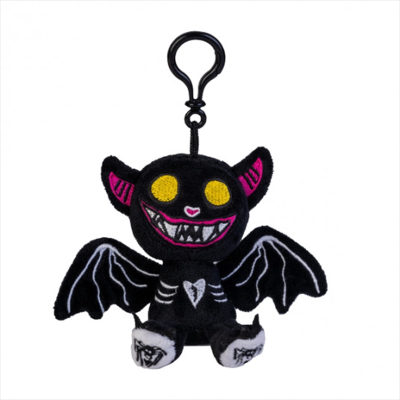 Gus Fink Black Boris the Bat Keychain Plush/Product Detail/Keyrings