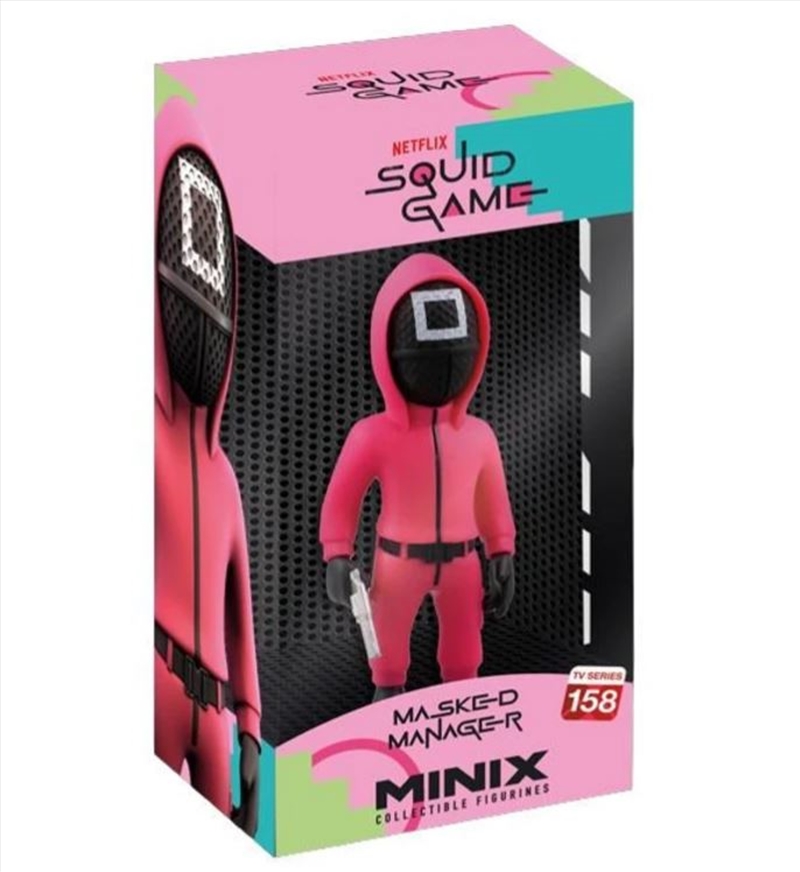 Minix Squid Game Masked Guard Square Figurine/Product Detail/Figurines