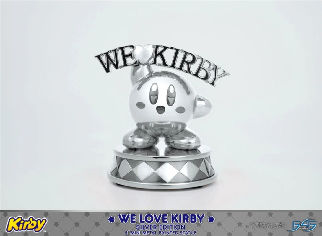 Kirby - We Love Kirby Diecast Statue [Silver Version]/Product Detail/Statues