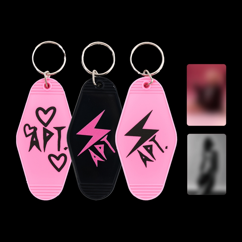 Rose - Rosie Apt Official Md Apt Keychain Pink-Heart/Product Detail/KPOP Merch