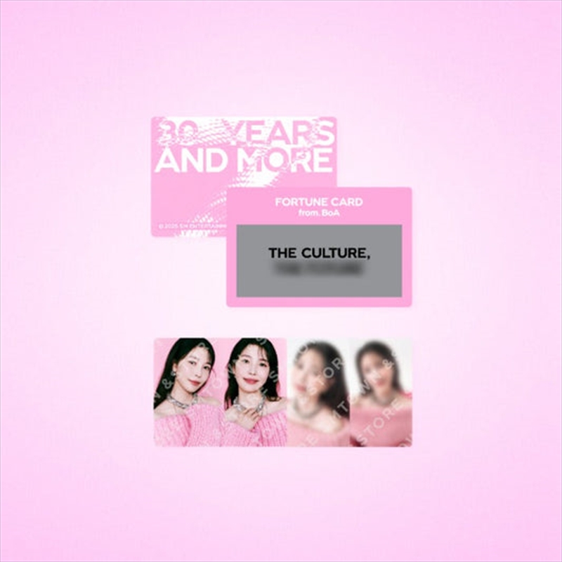 Boa - Sm Town Live 2025 Official Md Fortune Scratch Card Set/Product Detail/KPOP Merch