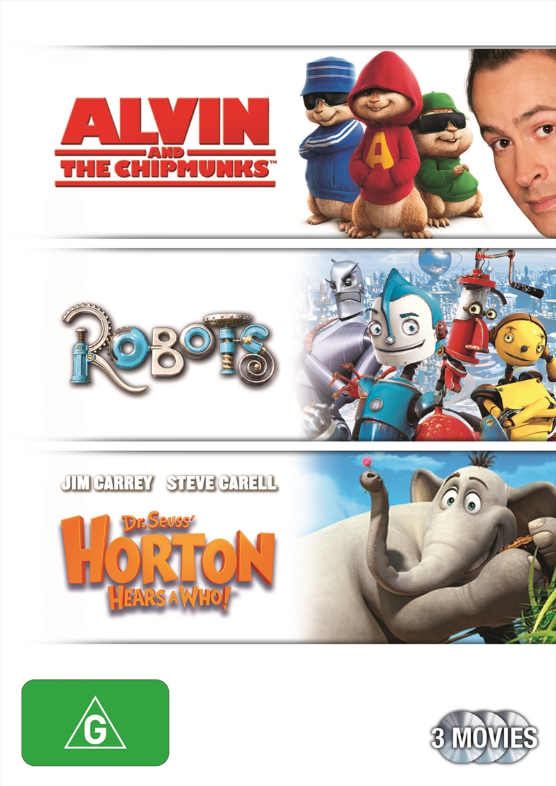 Alvin And The Chipmunks / Robots / Horton Hears A Who/Product Detail/Family