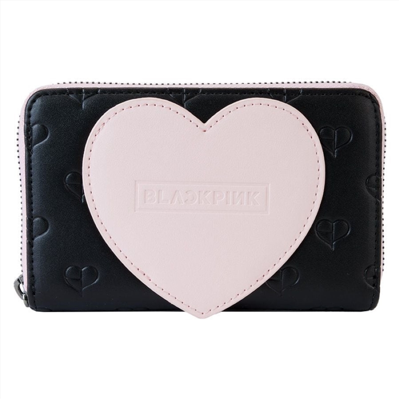 Loungefly Blackpink - All-Over-Print Heart Zip Around Wallet/Product Detail/KPOP Merch