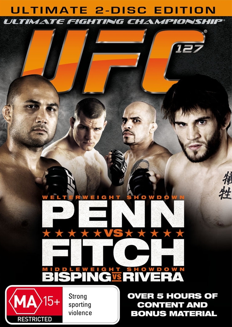 Buy UFC 127; Penn Vs Fitch (Sydney Event) DVD Online | Sanity