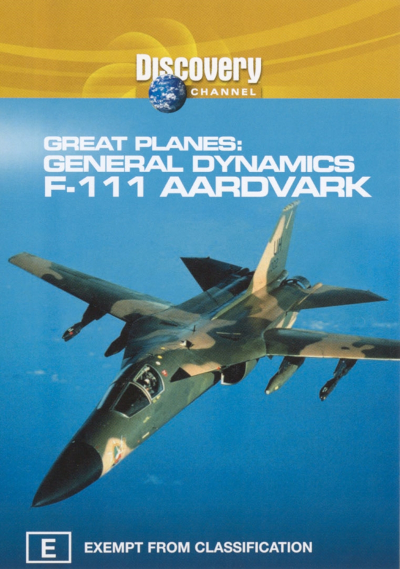 Great Planes: General Dynamics F-111 Aardvark/Product Detail/Discovery Channel