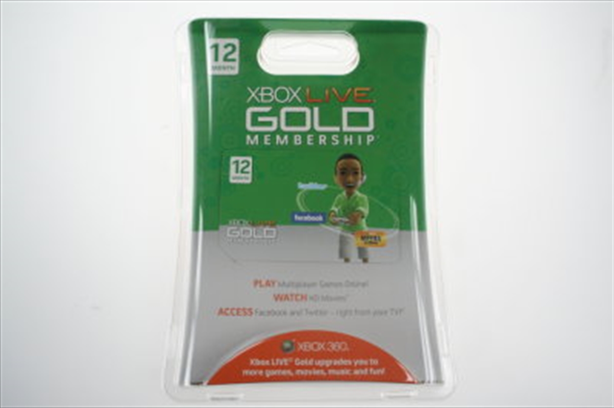 Xbox Live 12 months Gold Subscription/Product Detail/Consoles & Accessories