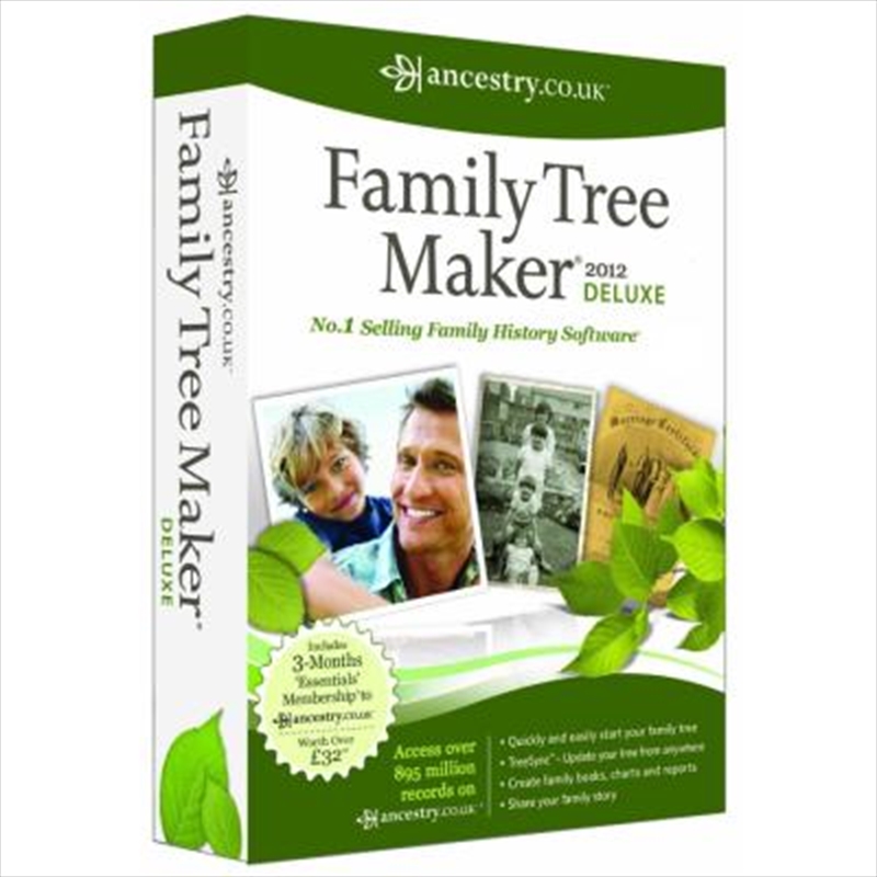 Family Tree Maker 2012 Deluxe/Product Detail/General