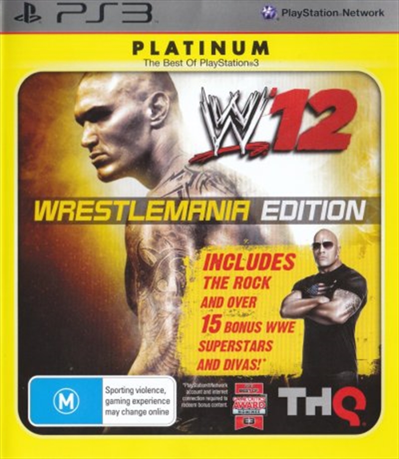 WWE 12 (Wrestlemania Edition)/Product Detail/Fighting