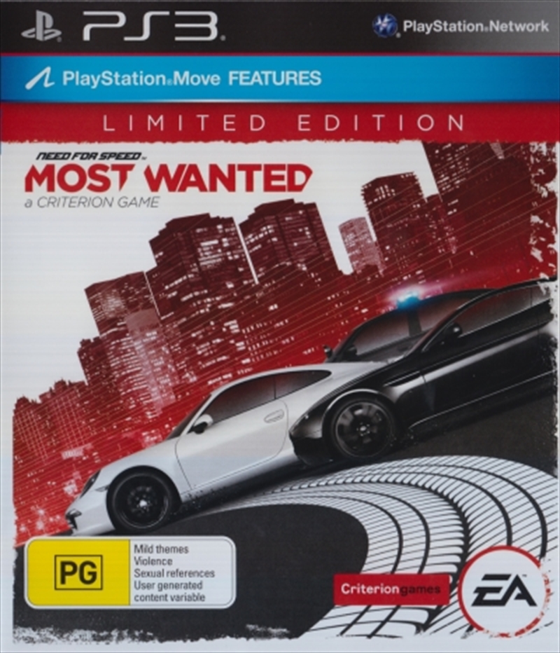 Need For Speed Most Wanted Limited Edition/Product Detail/Racing