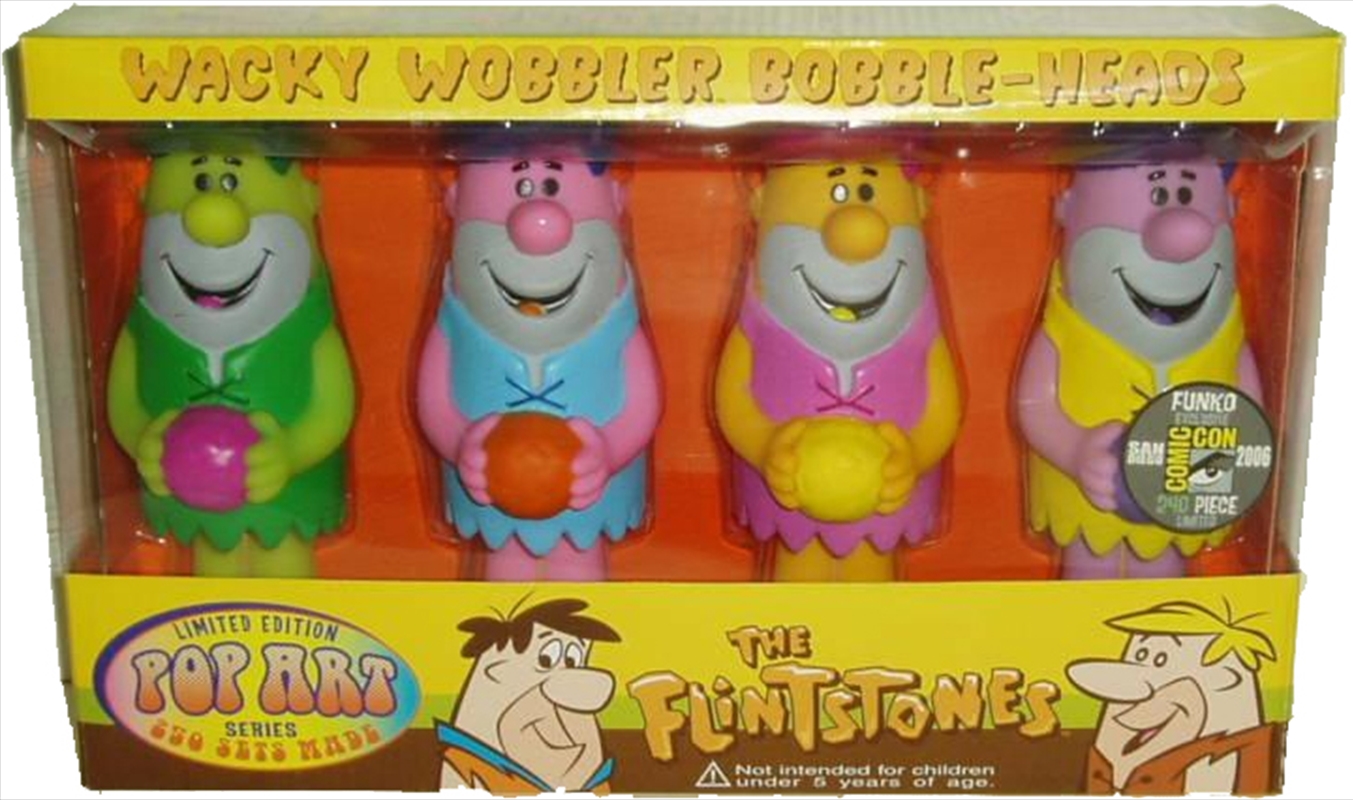 Barney Rubble - 4 Pack Wacky Wobbler/Product Detail/Figurines