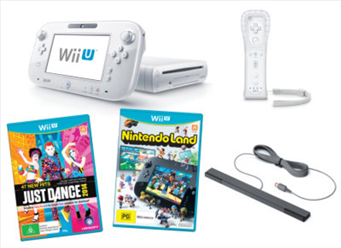 Wii U Console White Basic Pack With Just Dance 14 Additional Set Accessories Wii U Sanity