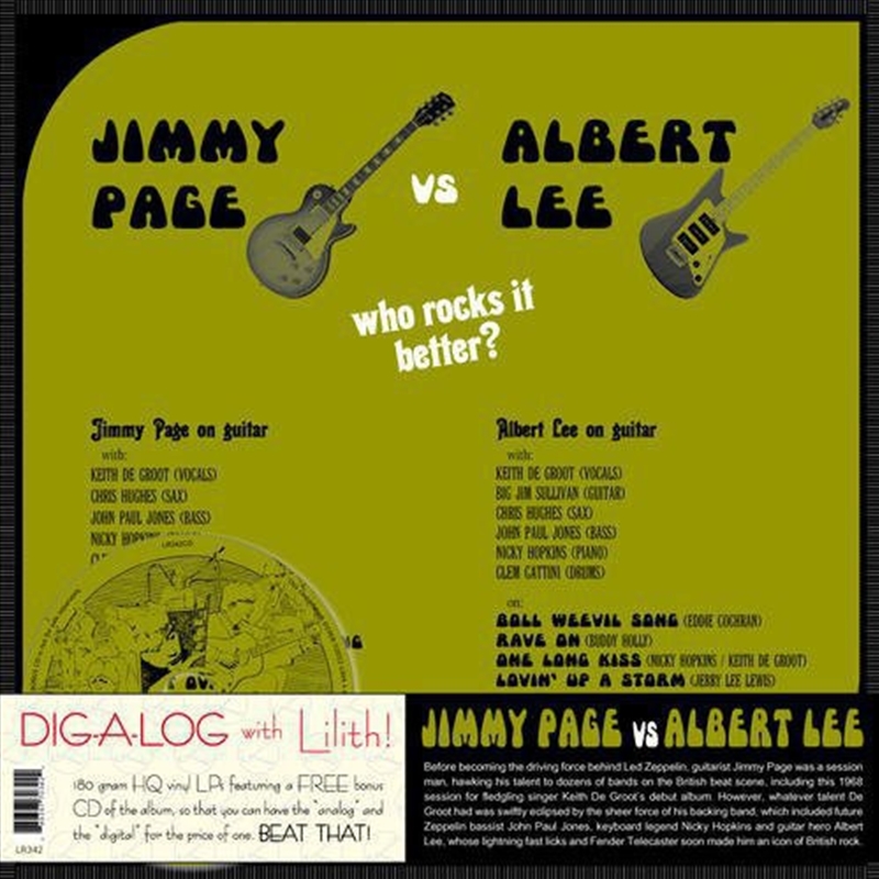 Jimmy Page Vs Albert Lee/Product Detail/Rock/Pop