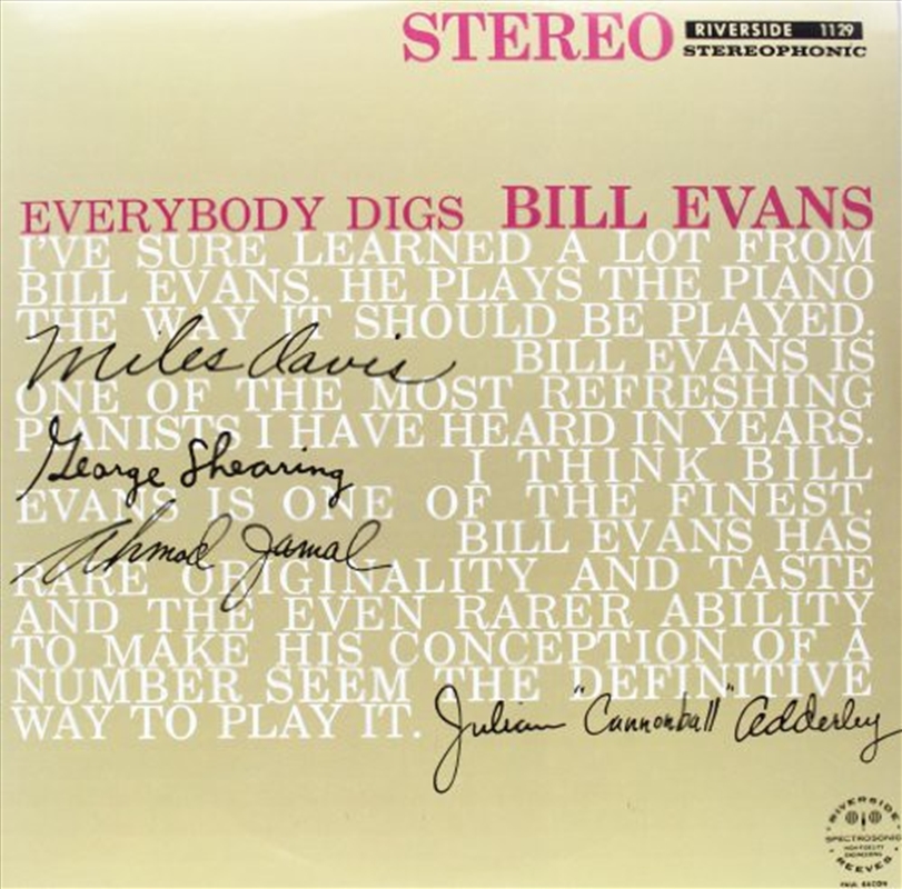 Everybody Digs Bill Evans/Product Detail/Specialist