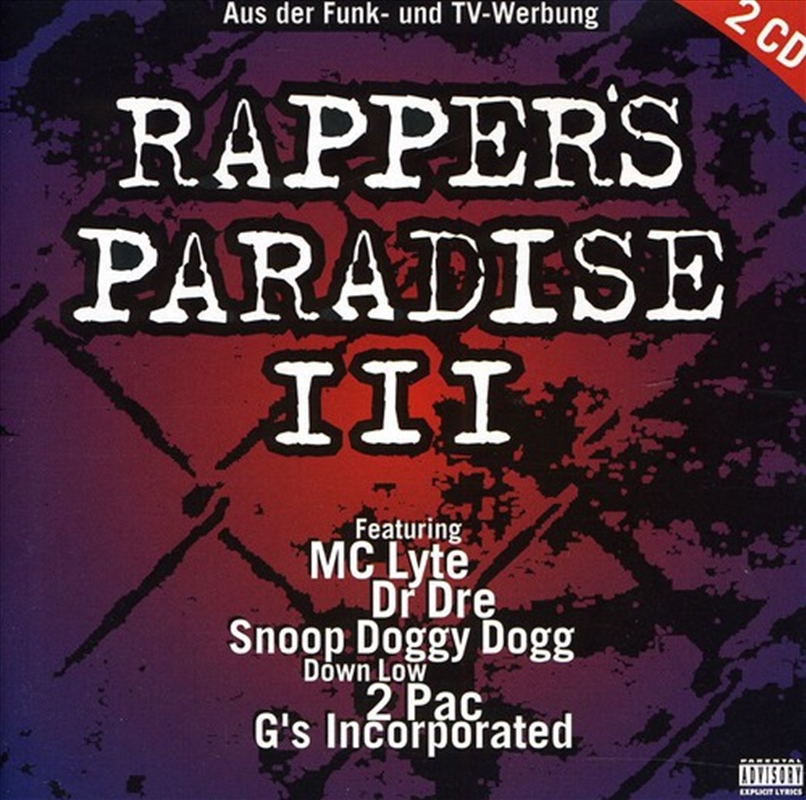 Rappers Paradise: Vol 3/Product Detail/Compilation