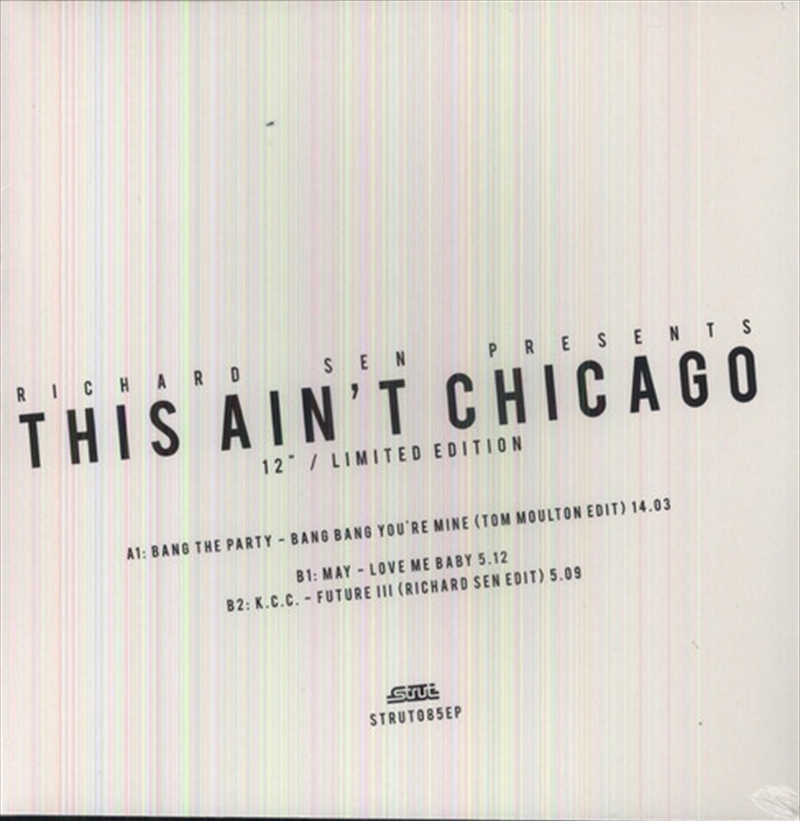 Richard Sen Presents This Aint Chicago/Product Detail/Dance