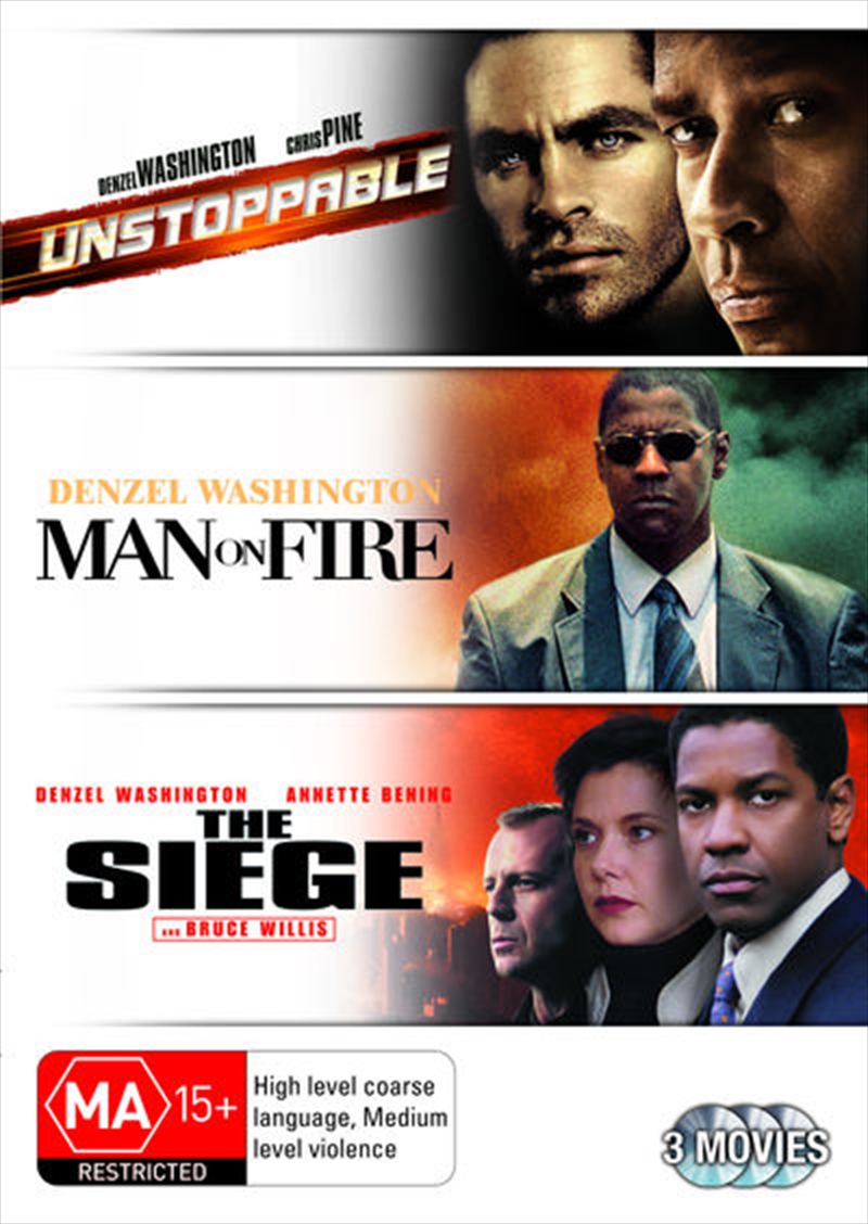 Buy Denzel Washington 3 Movie Collection DVD Online | Sanity