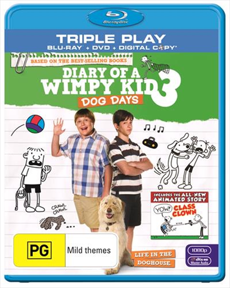 Diary Of A Wimpy Kid - Dog Days  Blu-ray + DVD + Digital Copy/Product Detail/Comedy