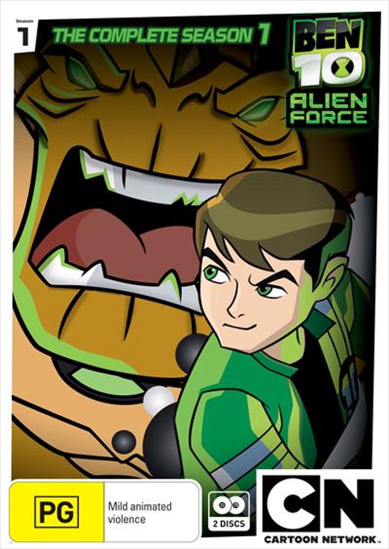 4 KID FAVORITES-CARTOON NETWORK-BEN 10 ALIEN FORCE (DVD/4 DISC