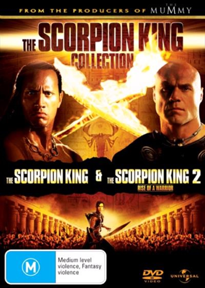 Scorpion King / Scorpion King 2- Rise of A Warrior, The Action, DVD ...