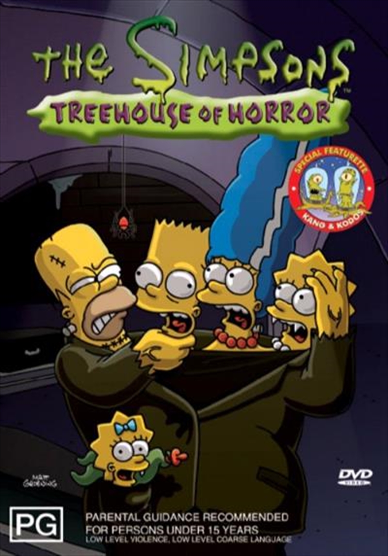 Buy Simpsons Treehouse Of Horror On Dvd Sanity