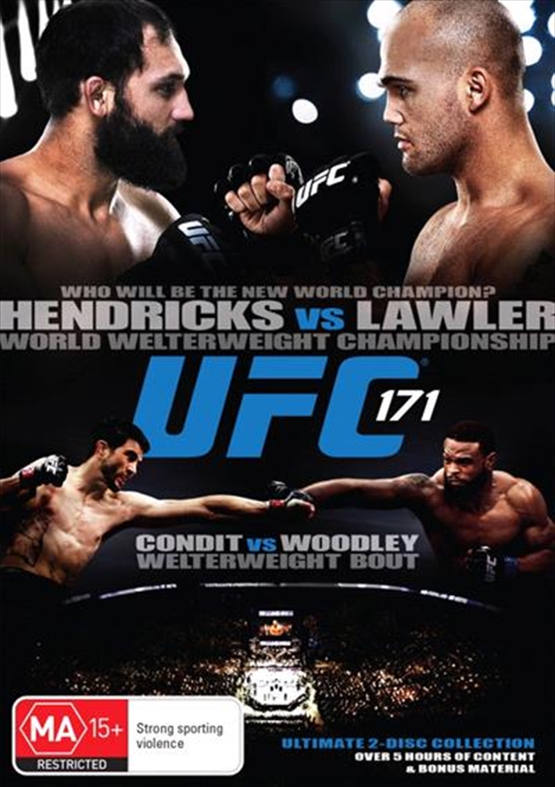 Buy UFC #171 Hendricks Vs Lawler On DVD | Sanity