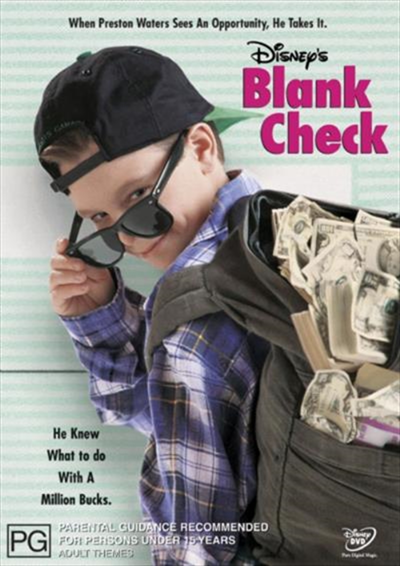 Buy Blank Check DVD Online | Sanity