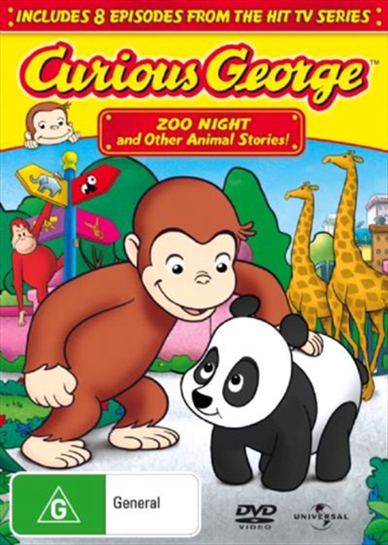 Curious George - Zoo Night And Other Animal Stories - Vol 1/Product Detail/Animated