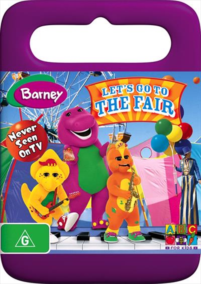 Barney - Let's Go To The Fair ABC, DVD | Sanity