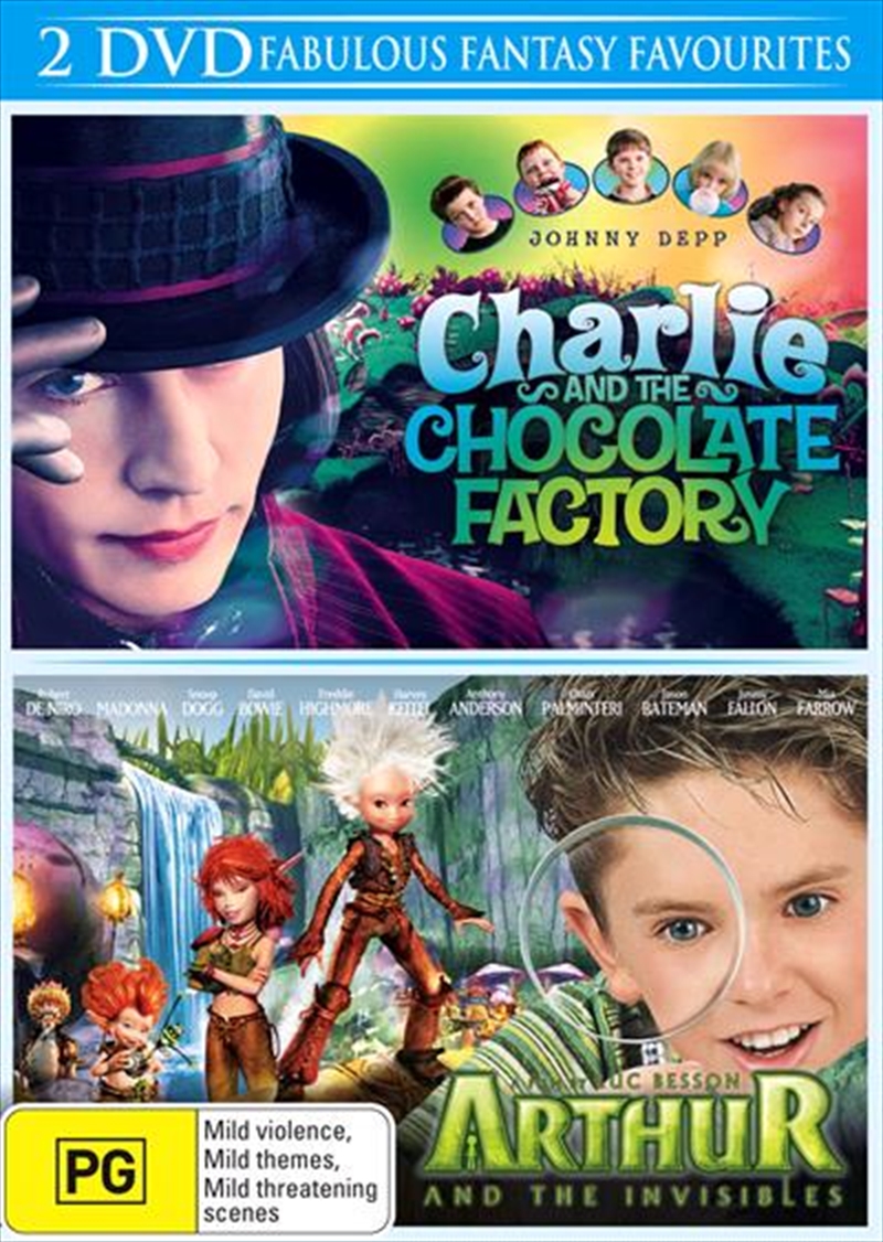 charlie and the chocolate factory dvd