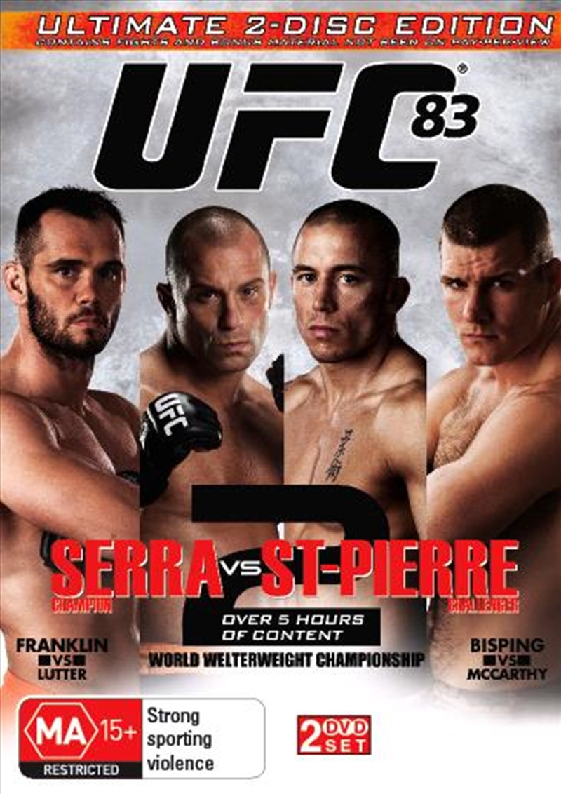 UFC #83: Serra Vs. St. Pierre 2/Product Detail/Sport