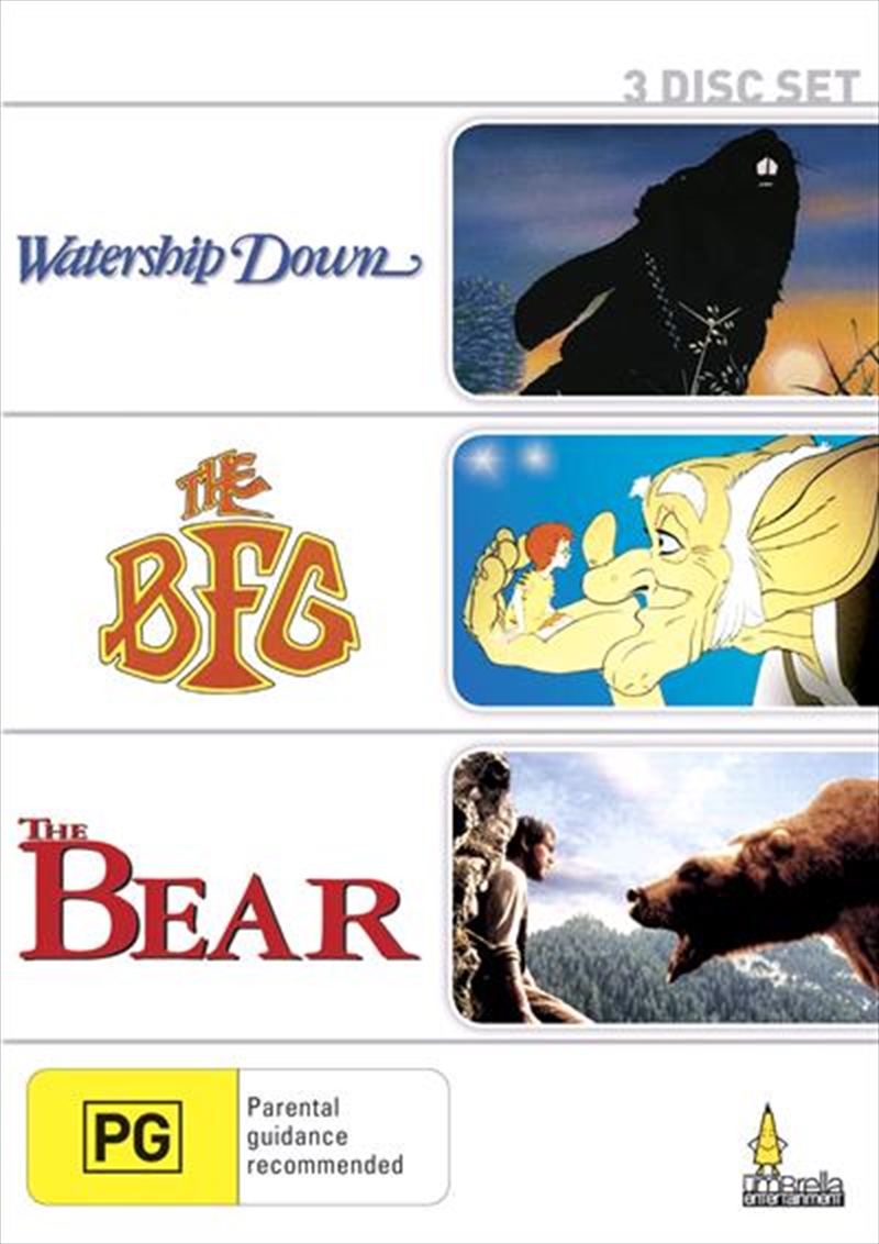 Watership Down 1978 BFG 1989 The Bear 1988