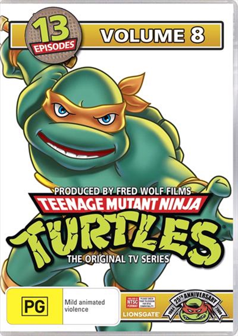 Buy Teenage Mutant Ninja Turtles - Vol 08 DVD Online | Sanity