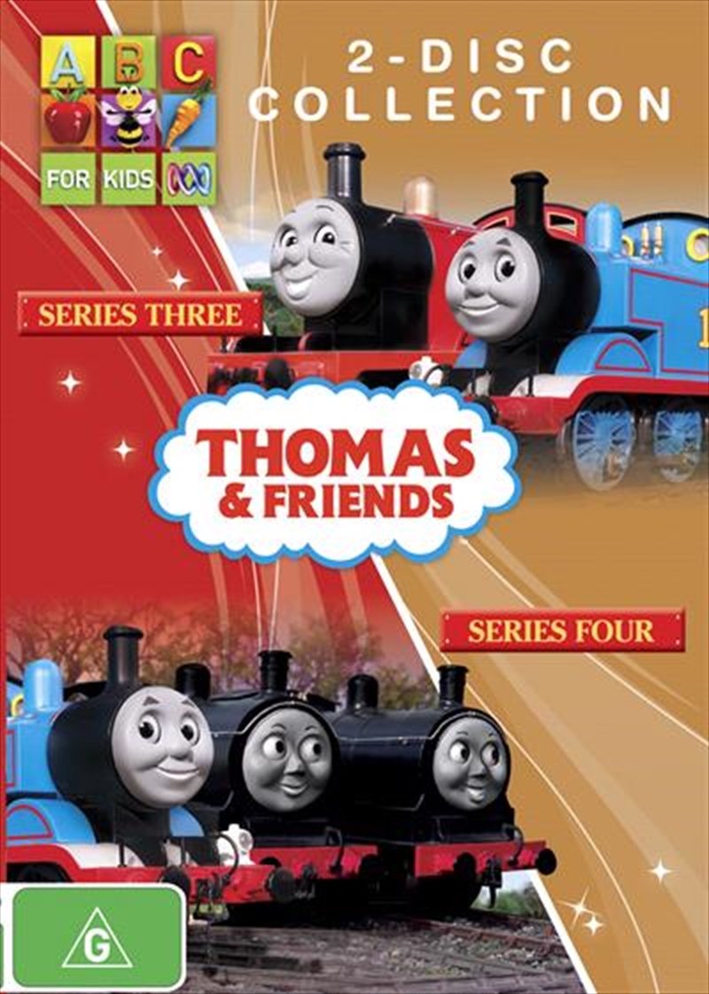 Thomas and Friends - Series 3-4 | Double Pack ABC, DVD | Sanity