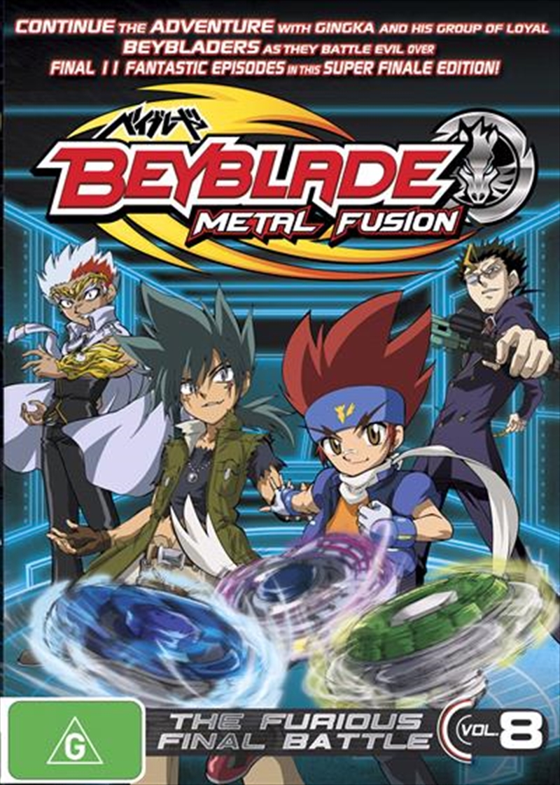 Beyblade Metal Fusion · Furious Final Battle 8 (DVD) (2012)