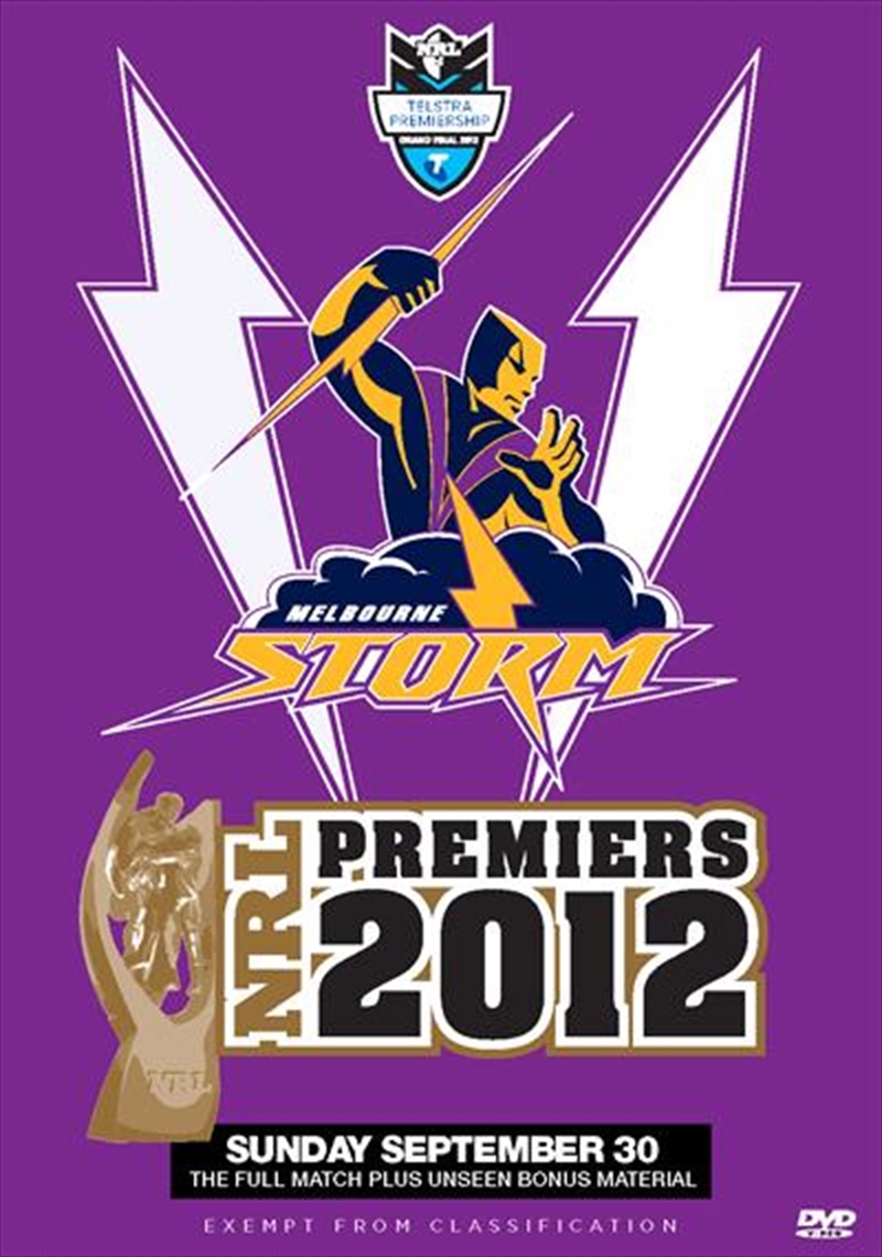 NRL - Grand Final 2012 - Melbourne Storm Sport, DVD | Sanity