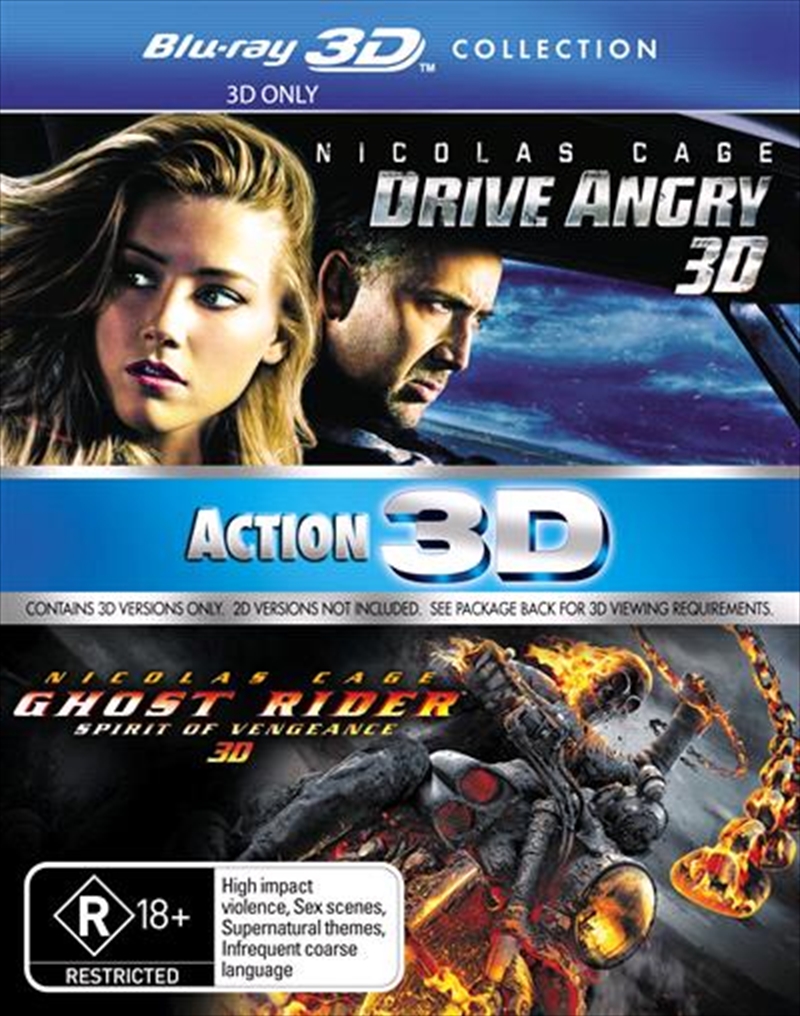 Drive Angry / Ghost Rider 2  3D Blu-ray - Double Pack/Product Detail/Movies