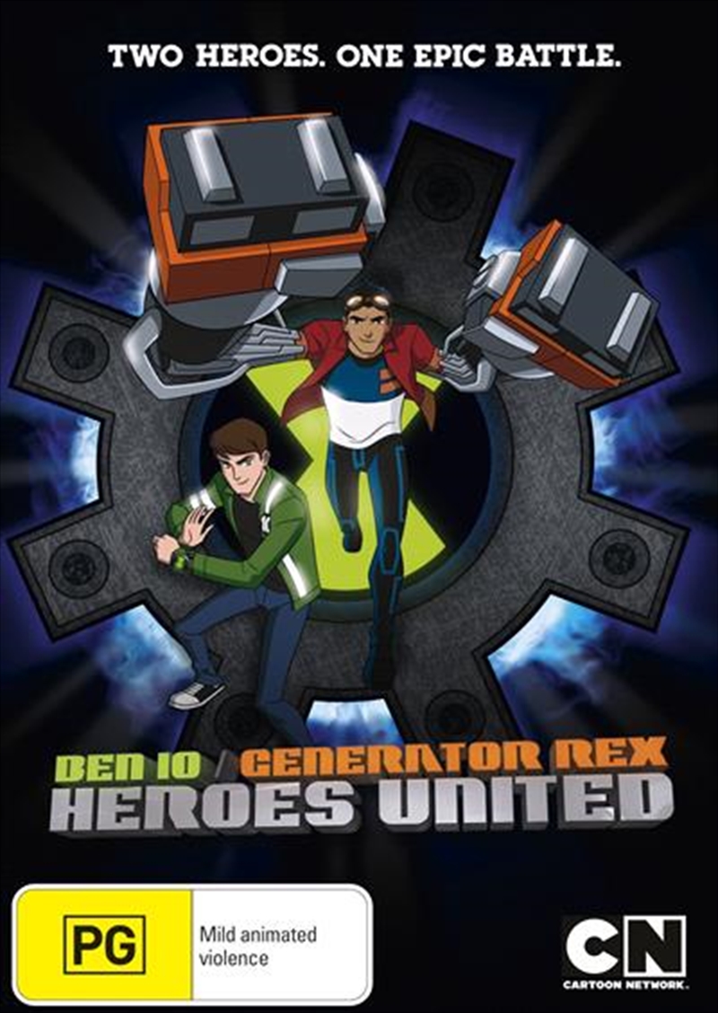 Buy Ben 10 - Generator Rex - Heroes United DVD Online | Sanity