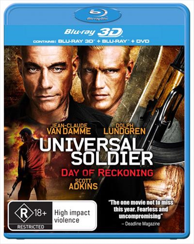 Universal Soldier 4 - Day Of Reckoning  3D Blu-ray + 2D Blu-ray + DVD/Product Detail/Action