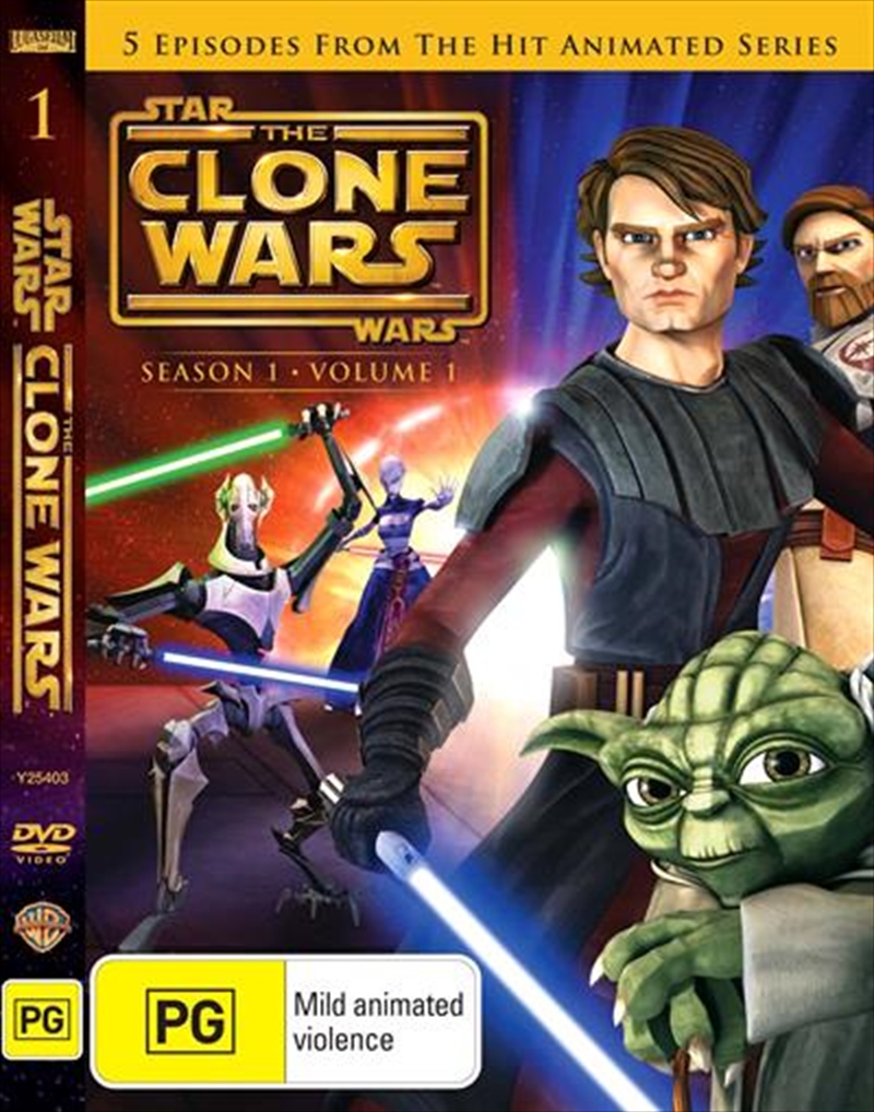 Star Wars - The Clone Wars - Animated Series Season 01 Vol 01/Product Detail/Animated