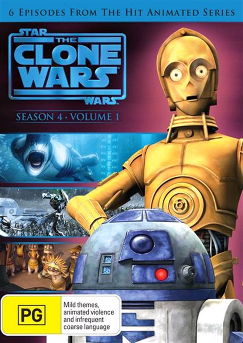 Star Wars - The Clone Wars - Animated Series - Season 4 - Vol 1/Product Detail/Animated