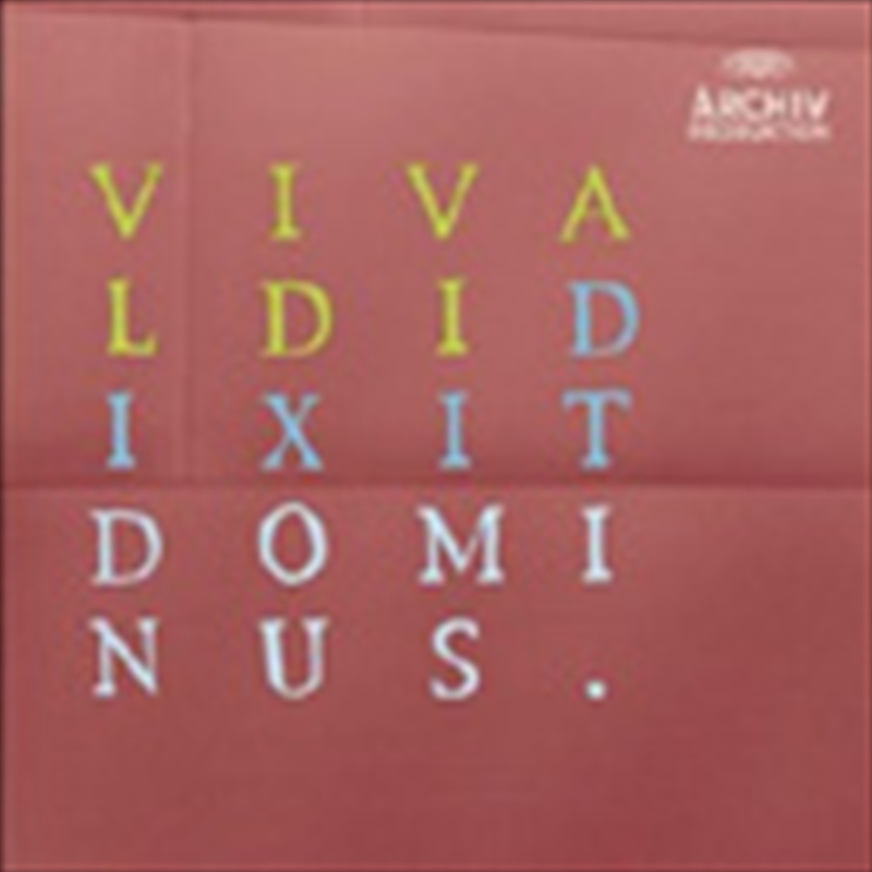 Vivaldi: Dixit Dominus/Product Detail/Classical