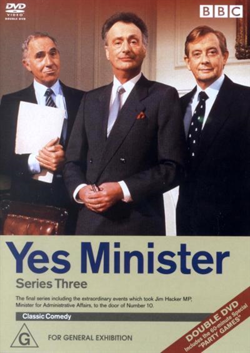 Yes Minister - Series 03 (DVD)/Product Detail/ABC/BBC