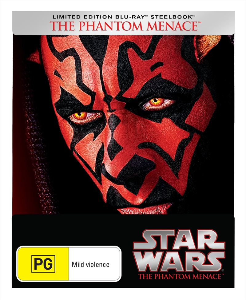 Buy Star Wars Episode I: The Phantom Menace - Limited Edition Steelbook ...