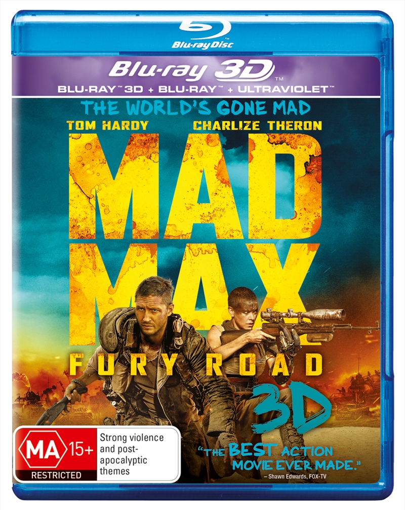 Mad Max - Fury Road  3D + 2D Blu-ray + UV/Product Detail/Action