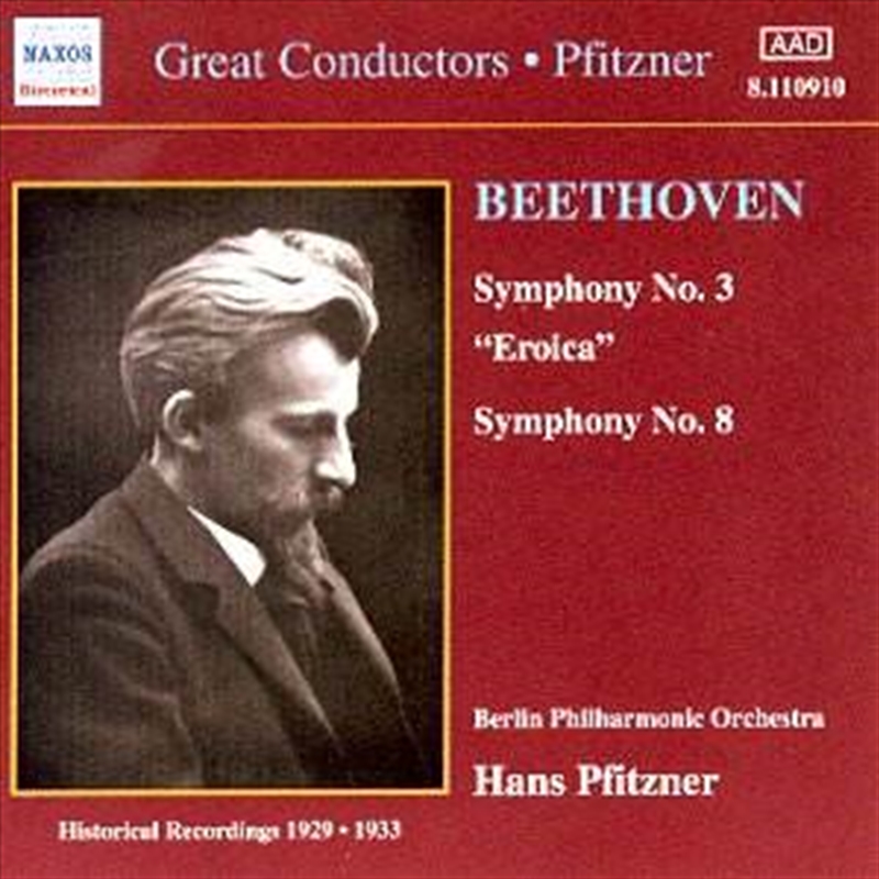 Buy Beethoven: Symphonies Nos 3 & 8 Online | Sanity