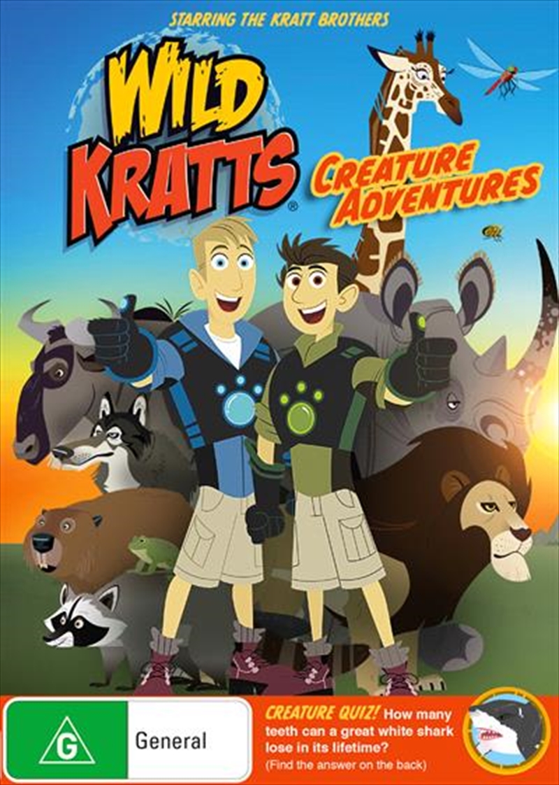 Wild Kratts - Creature Adventures Animated, DVD | Sanity