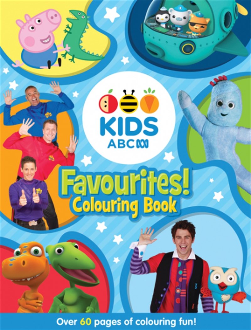 Buy ABC Kids Favourites Colouring Book Blue | Sanity