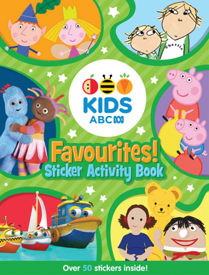 Abc Kids Favourites Sticker Activity Book Children, Paperback Book  Sanity